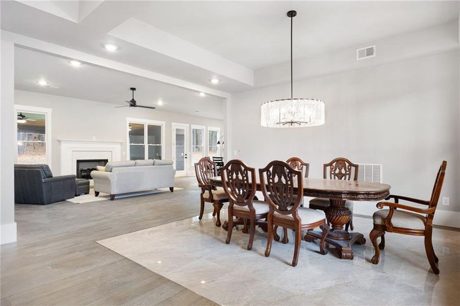 Furnished interior view inside a new home in , Canton (Image 39). Furnished interior view inside a new home in , Canton (Image 39).