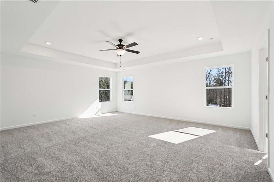 Spacious, unfurnished interior of a new home in Arbors at Richland Creek, Buford (Image 30).