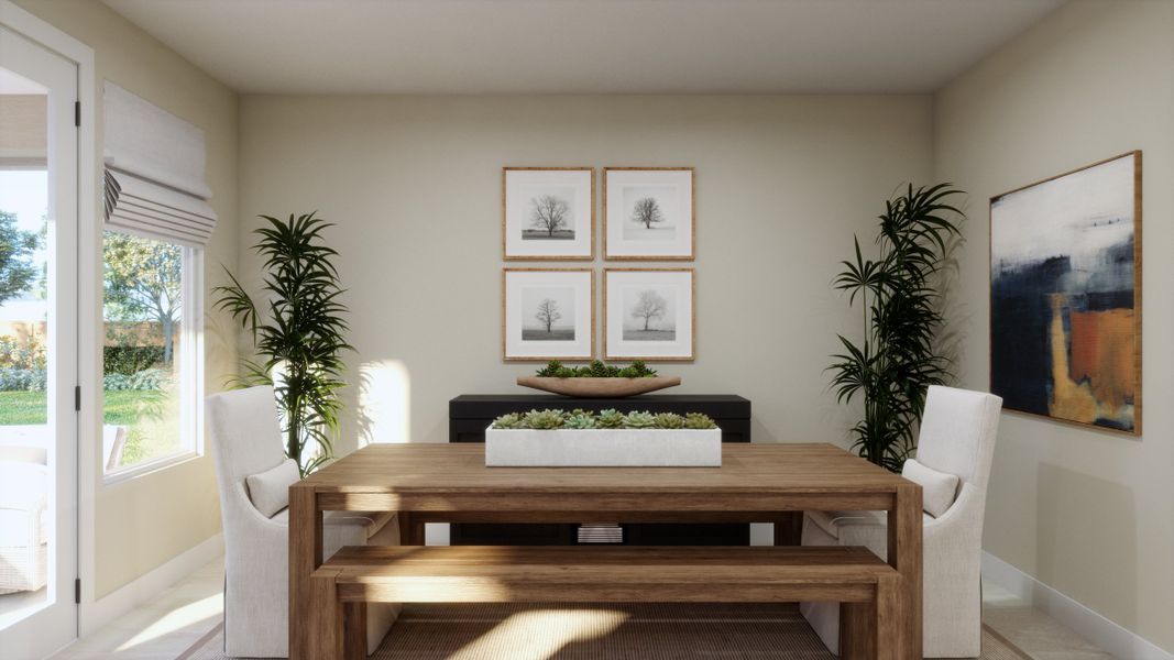 Representative furnished interior of a home built from the 4053 by Risewell Homes in Parkton Square, Kyle (Image 6).