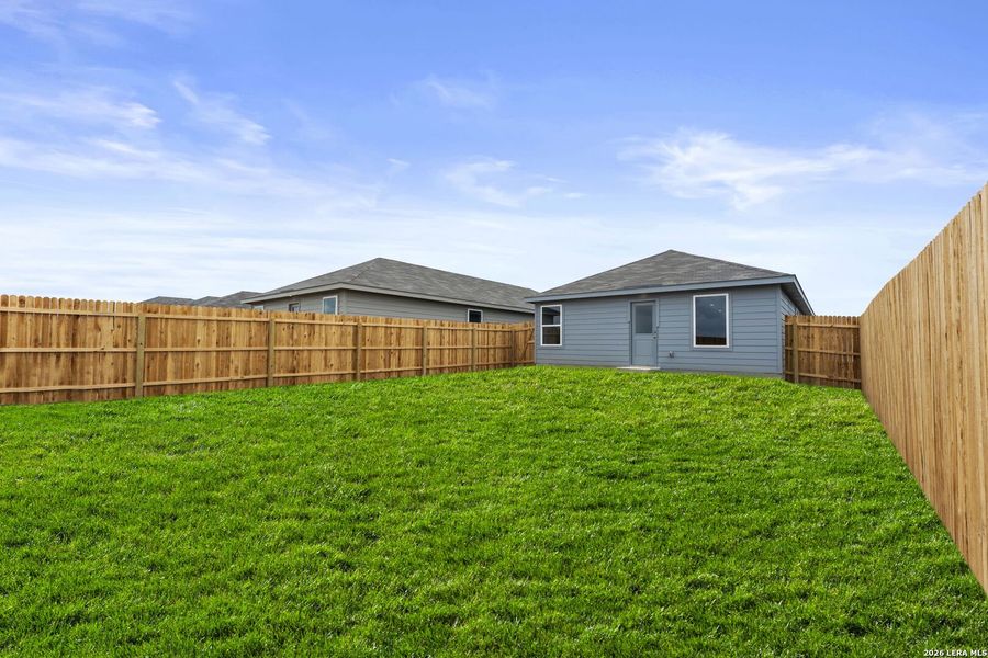 Exterior details and patio area of a home in Spring Grove, San Antonio (Image 2).