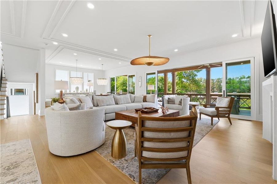 Furnished interior view inside a new home in Echo at Crabapple, Milton (Image 15).