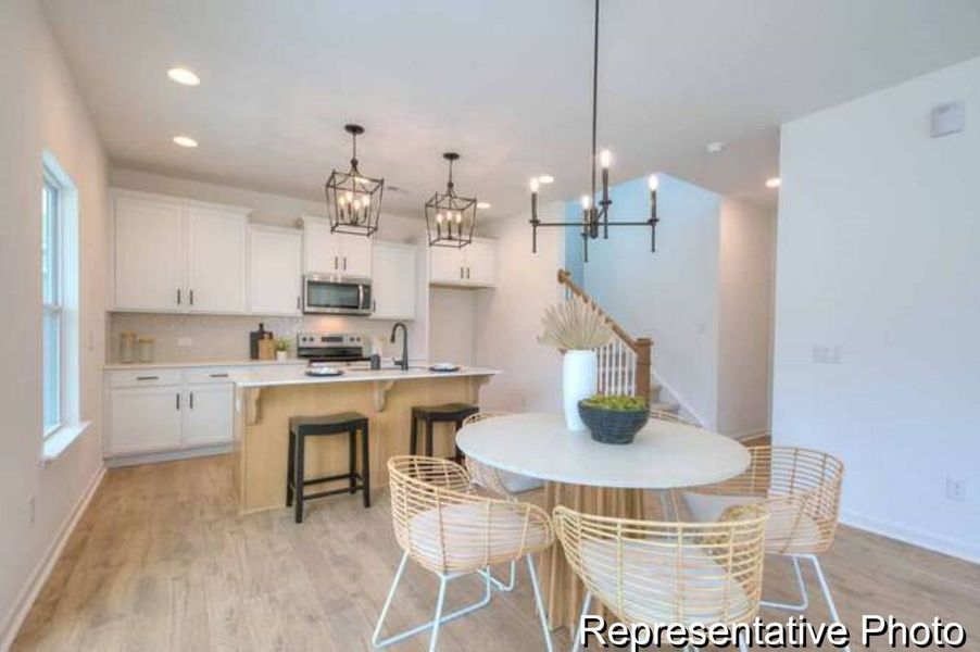 Furnished interior view inside a new home in Reedy Fork Middleton, Greensboro (Image 6).