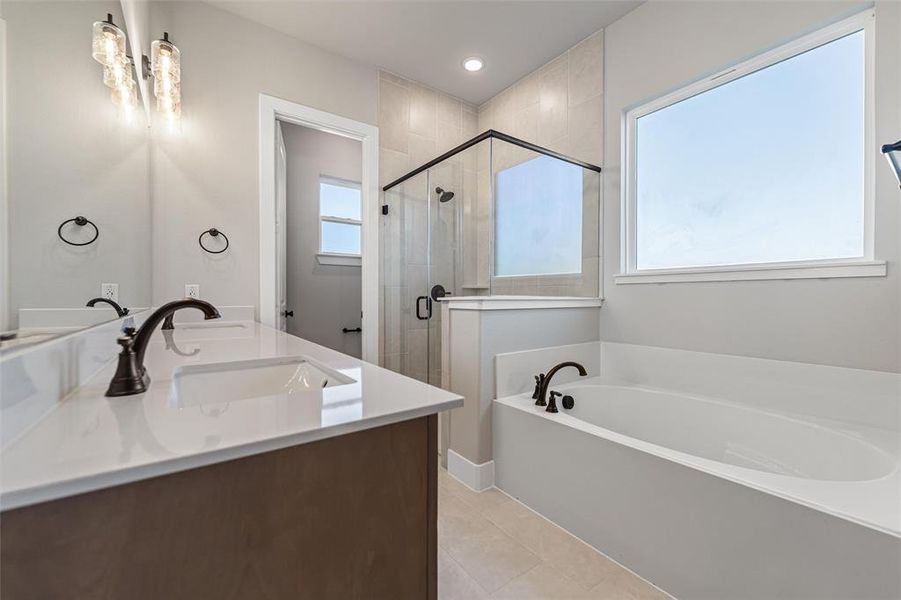 Furnished interior view inside a new home in Fannin Ranch, Leonard (Image 5).