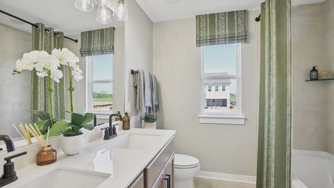 Furnished interior view inside a new home in Cottages of Bearwood, Mount Pleasant (Image 41).
