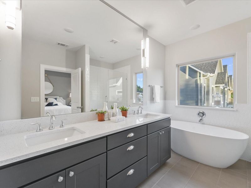 Furnished interior view inside a new home in , Houston (Image 12). Furnished interior view inside a new home in , Houston (Image 12).