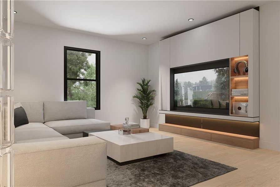 Furnished interior view inside a new home in , Sugar Hill (Image 11).