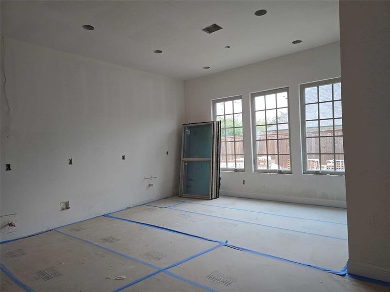 In-progress construction of a new home in , Frisco, TX (Image 24).