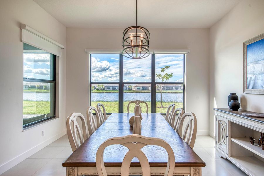 Furnished interior view inside a new home in , Port St. Lucie (Image 34).