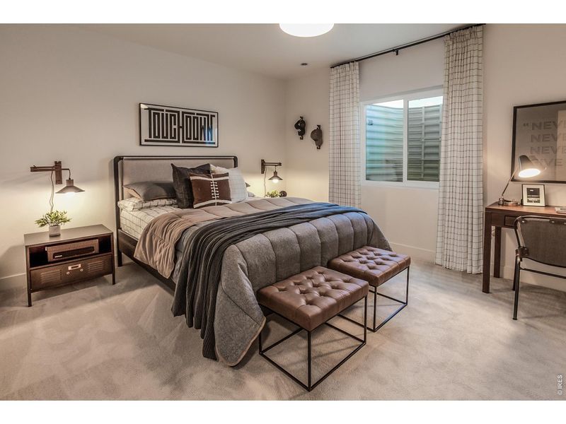 Furnished interior view inside a new home in Trailside Story Collection - Single Family Homes, Timnath (Image 40).