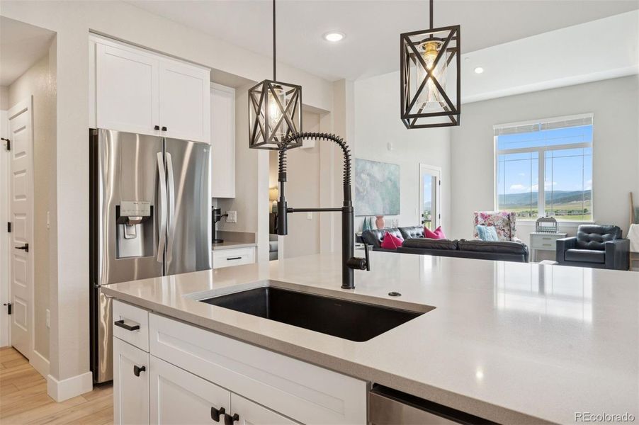 Furnished interior view inside a new home in Chatfield Bluffs, Littleton (Image 11).
