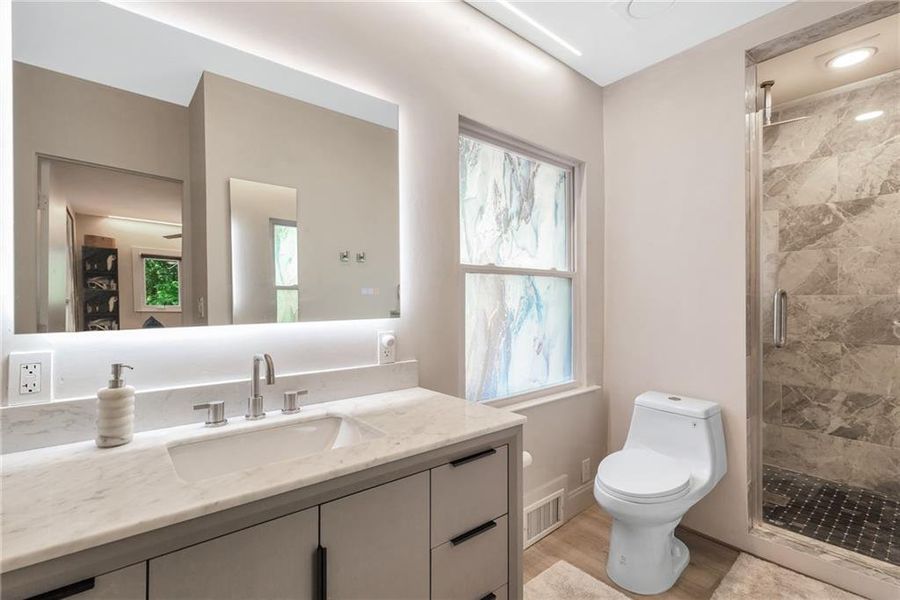Furnished interior view inside a new home in , Decatur (Image 10).