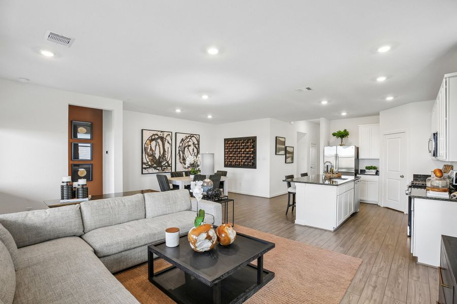 Representative furnished interior of a home built from the Charlton by Taylor Morrison in Mason Woods, Cypress (Image 6).