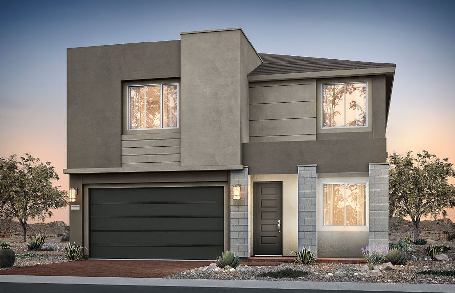 Representative exterior photo of a completed home built from the Firwood by Pulte Homes in Upper Canyon, Phoenix, AZ (Image 19). Representative exterior photo of a completed home built from the Firwood by Pulte Homes in Upper Canyon, Phoenix, AZ (Image 19).