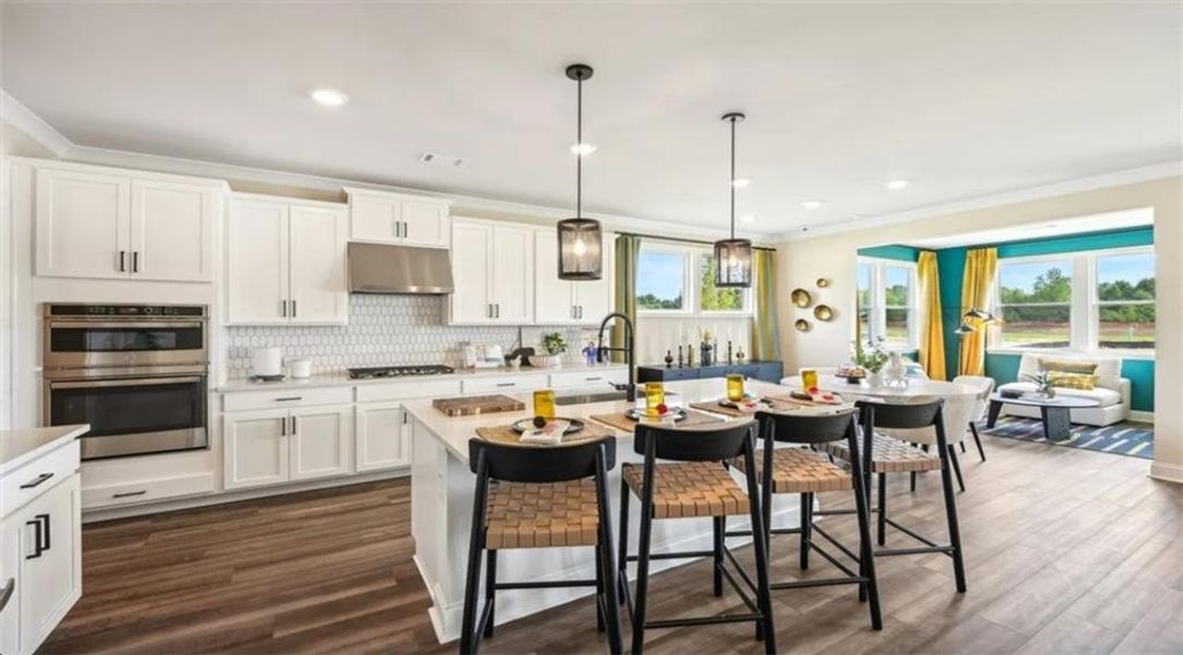 Furnished interior view inside a new home in Bennett Farm, Loganville (Image 17).