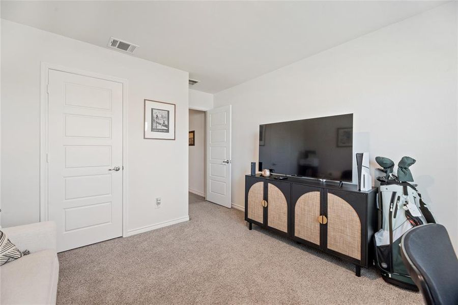 Furnished interior view inside a new home in Fireside by the Lake, Garland (Image 12).
