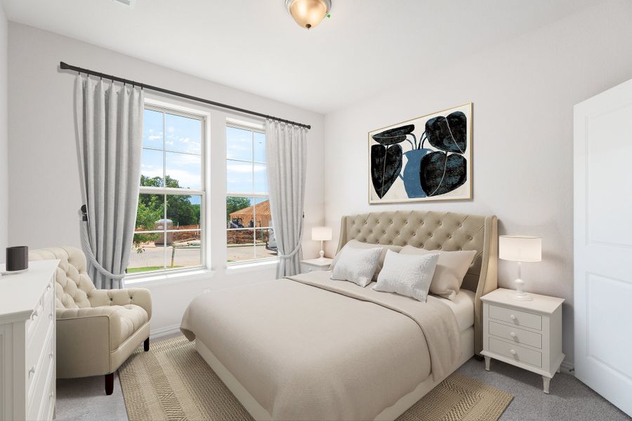 Representative furnished interior of a home built from the Stockdale by Beazer Homes in Enclave at Legacy Hills: Overlook 60', Celina (Image 8).