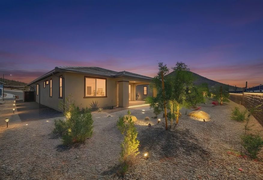 Ridgecrest Flourish HS 79 Backyard Dusk - 12 of 12