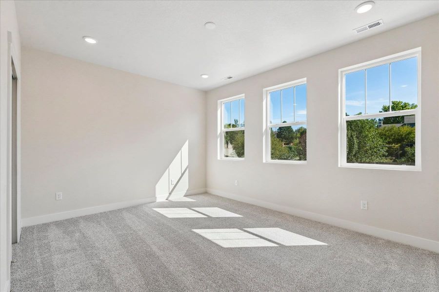 Spacious, unfurnished interior of a new home in Pony Park, Colorado Springs (Image 14).