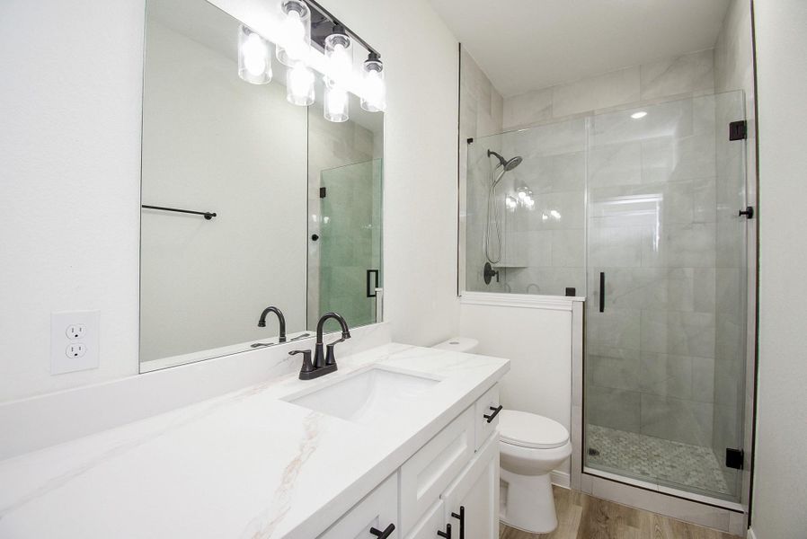 Furnished interior view inside a new home in , Houston (Image 11).