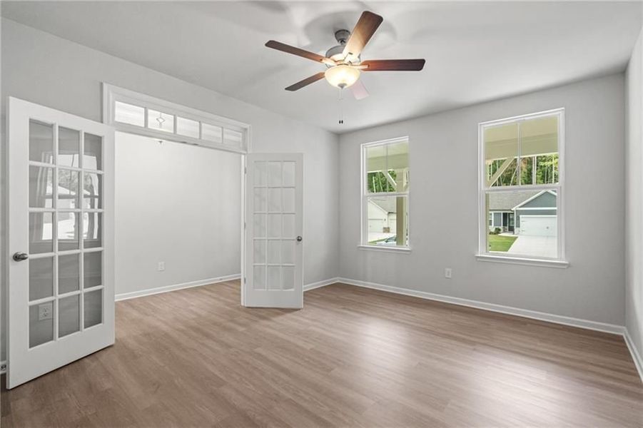 Spacious, unfurnished interior of a new home in Riverwood, Dallas (Image 14). Spacious, unfurnished interior of a new home in Riverwood, Dallas (Image 14).