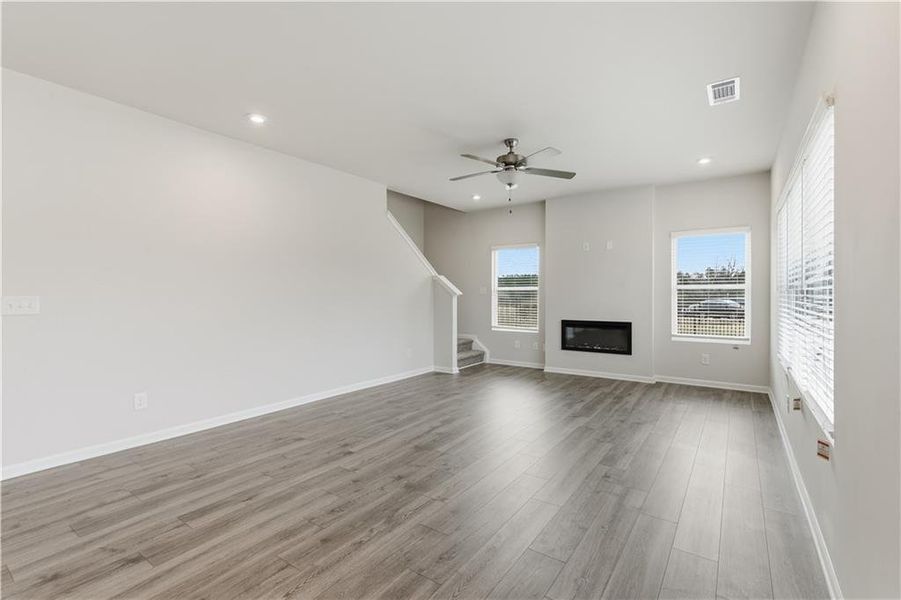 Spacious, unfurnished interior of a new home in The Reserve at Chapel Hill Phase II, Douglasville (Image 15).