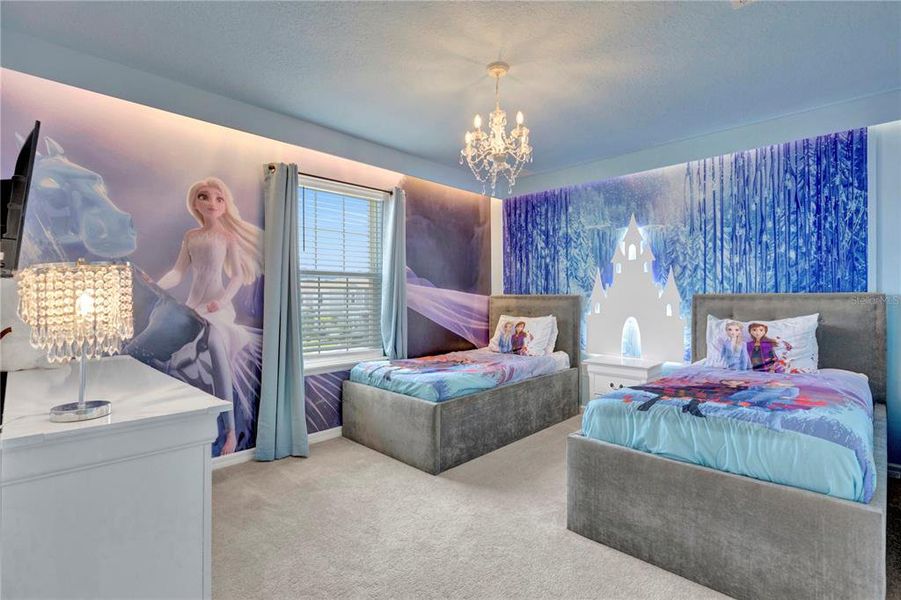 Furnished interior view inside a new home in , Davenport (Image 18).