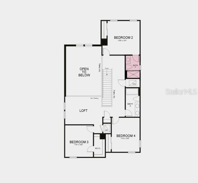 Structural options added include: gourmet kitchen, pocket sliding door, alternate study, shower at bath 2.