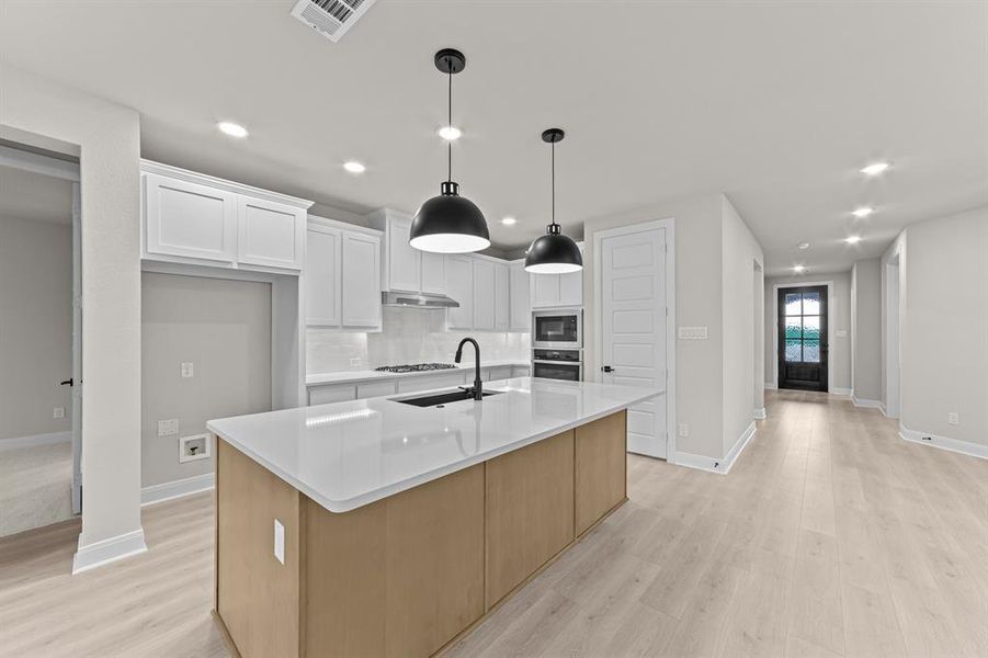 Furnished interior view inside a new home in Treeline, Justin (Image 11). Furnished interior view inside a new home in Treeline, Justin (Image 11).