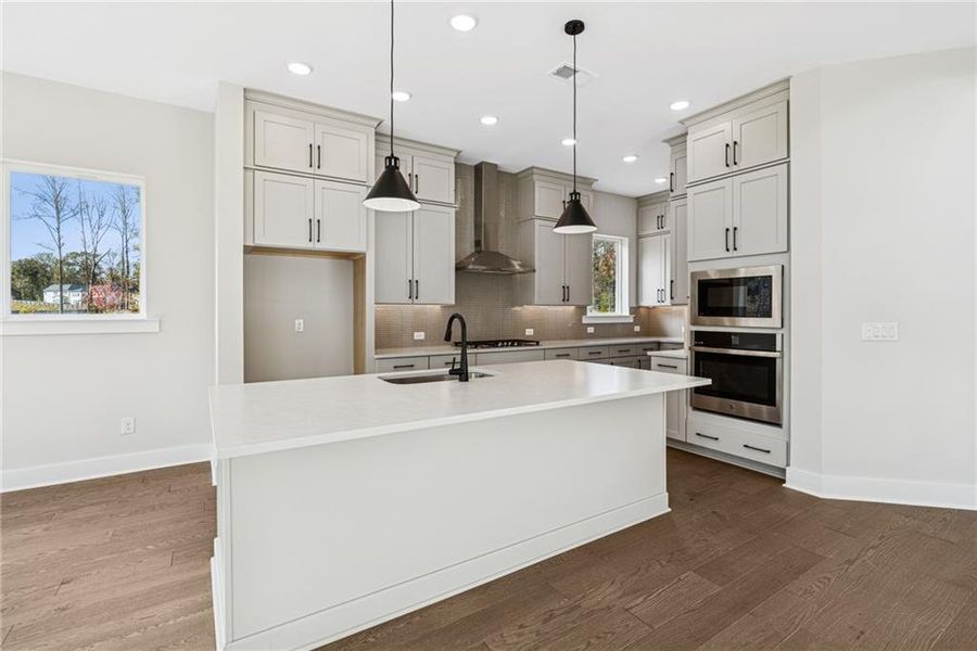 Furnished interior view inside a new home in Settingdown Farms, Cumming (Image 6).