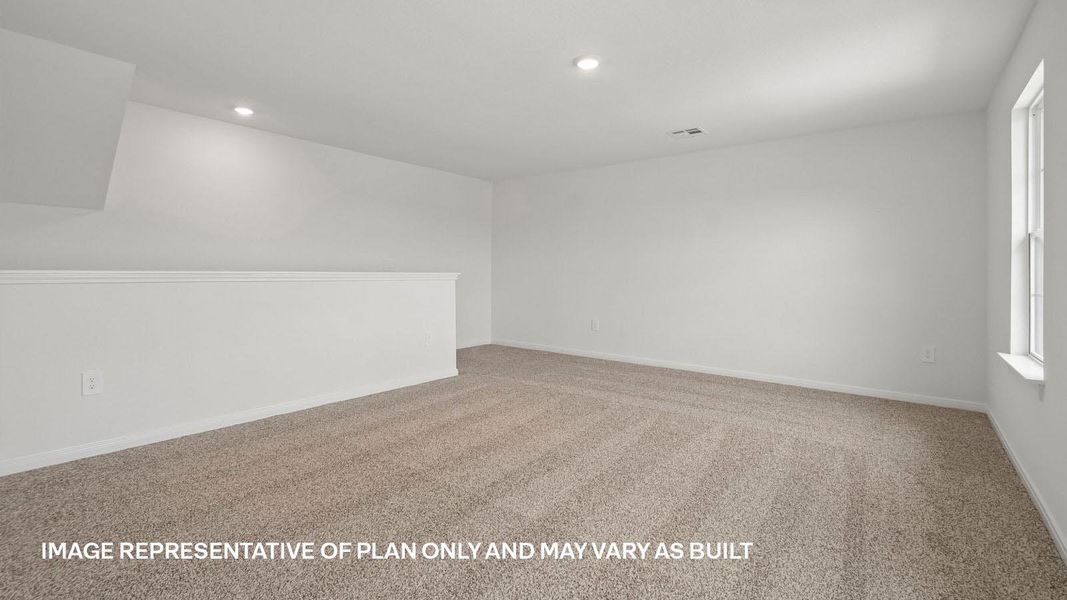 Spacious, unfurnished interior of a new home in Prairie Lakes, Buda (Image 23).