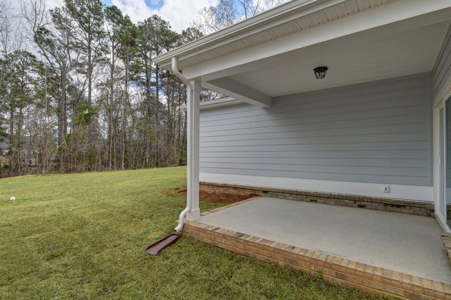 Exterior details and patio area of a home in Clubside Reserve at Summerlake, Lexington (Image 34).