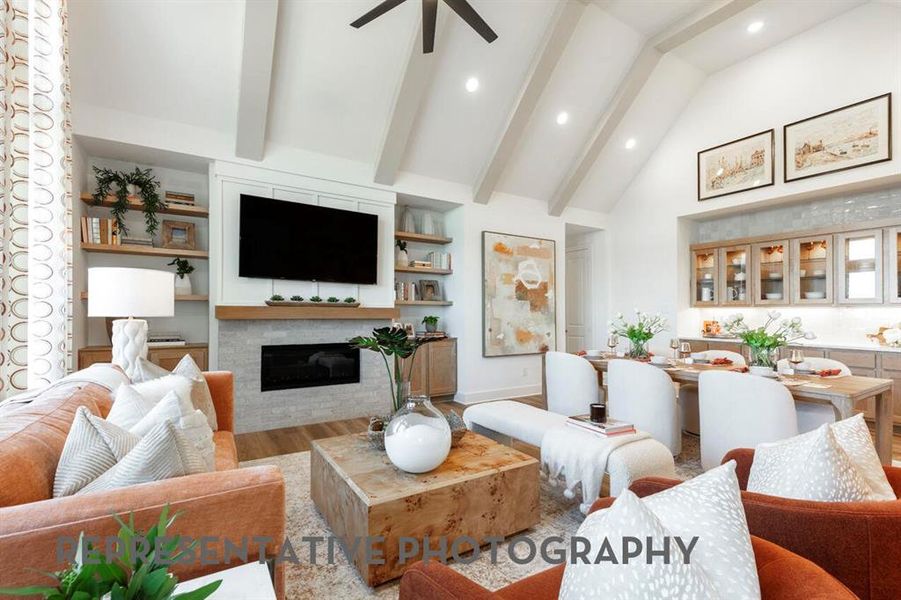 Furnished interior view inside a new home in Sonoma Verde, McLendon-Chisholm (Image 27).