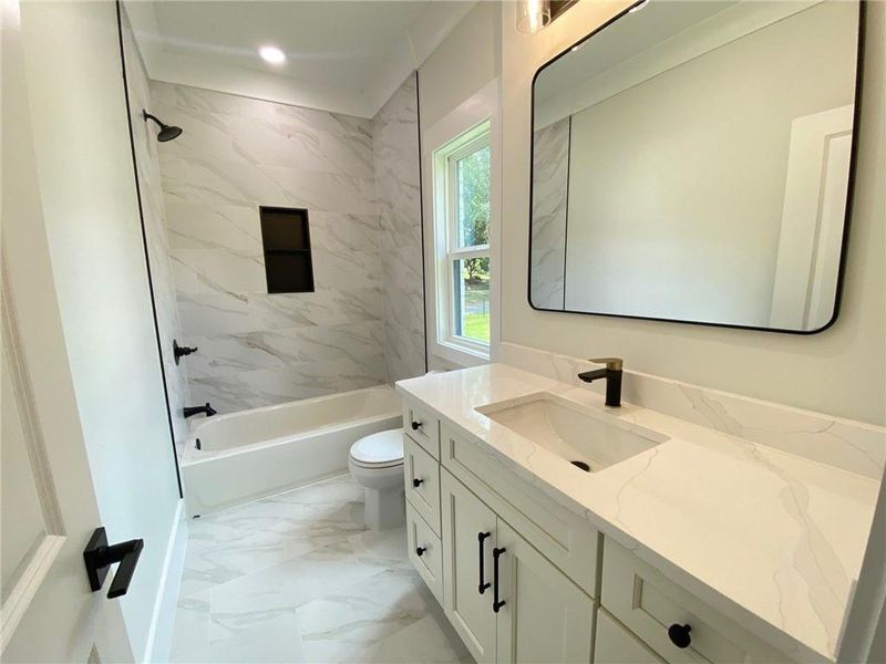 Furnished interior view inside a new home in , Dacula (Image 40).