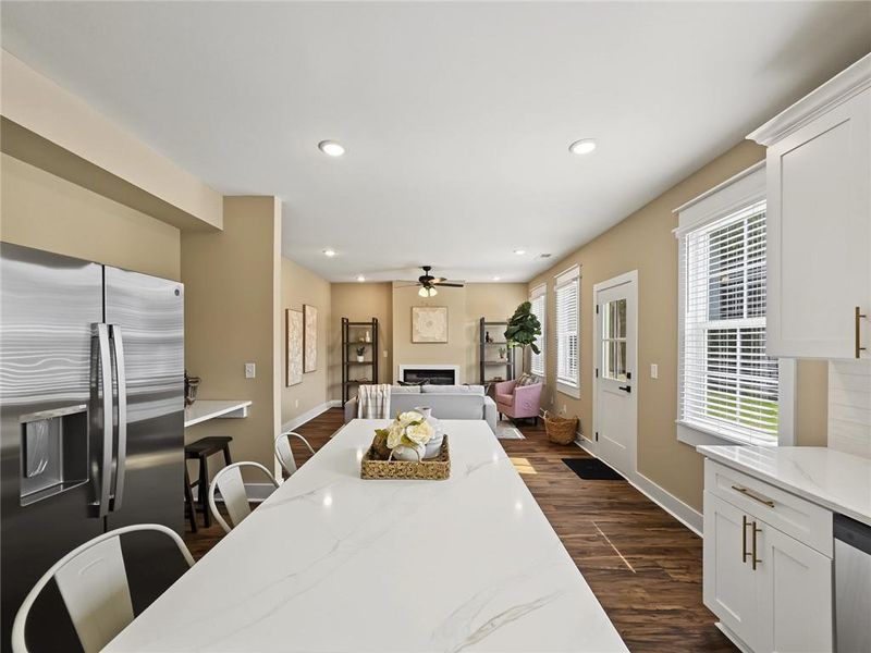 Furnished interior view inside a new home in , Austell (Image 17).