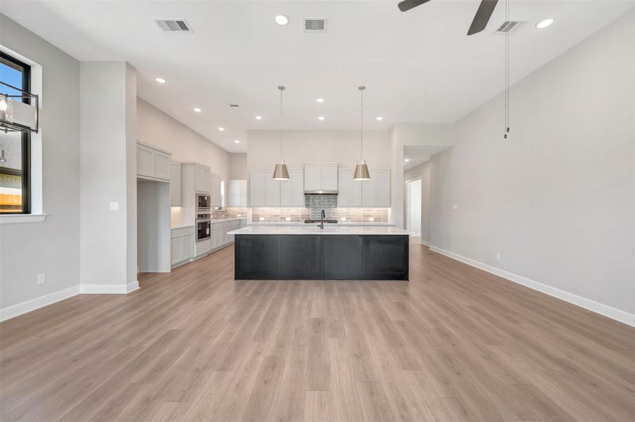 Furnished interior view inside a new home in The Highlands Encore - Tranquil Collection, Porter (Image 7).