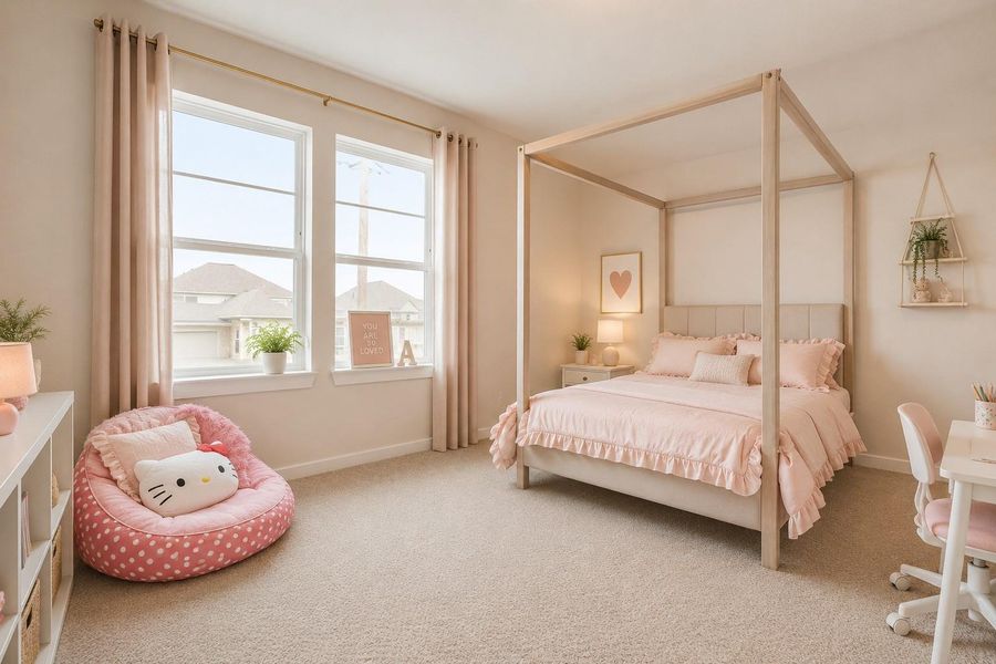 Furnished interior view inside a new home in , Richmond (Image 14).