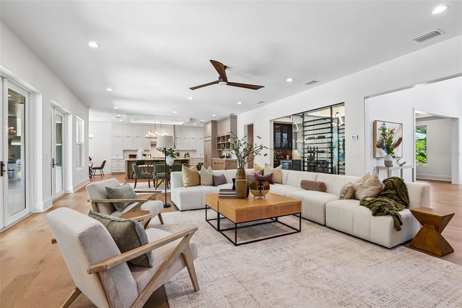 Furnished interior view inside a new home in , Tampa (Image 52).