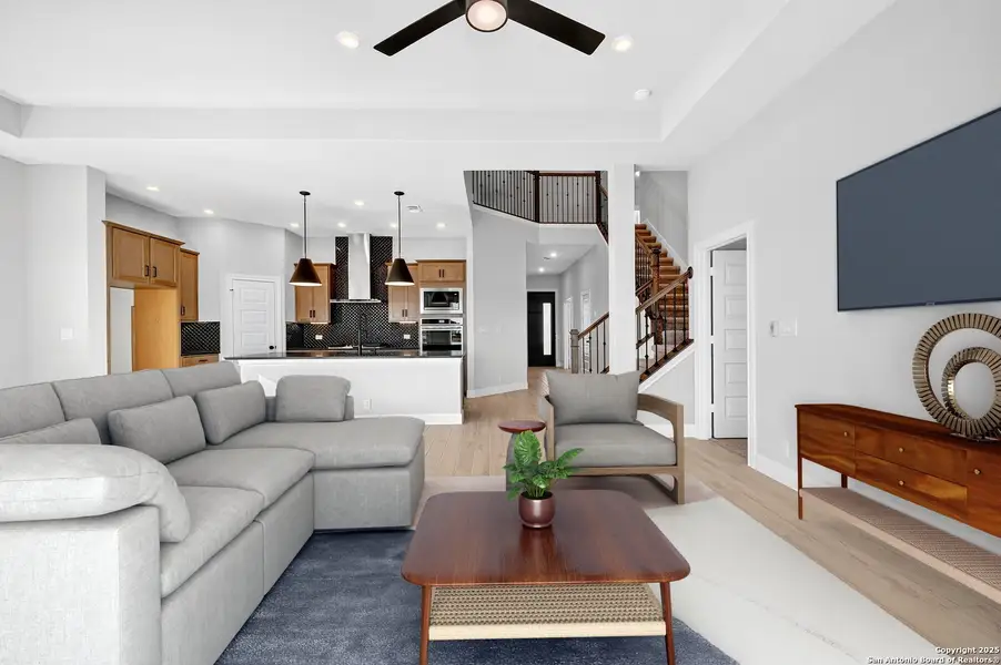 Furnished interior view inside a new home in Davis Ranch 60', San Antonio (Image 5).