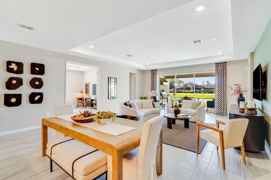 Furnished interior view inside a new home in Coasterra Community Group Page, Palmetto (Image 20).