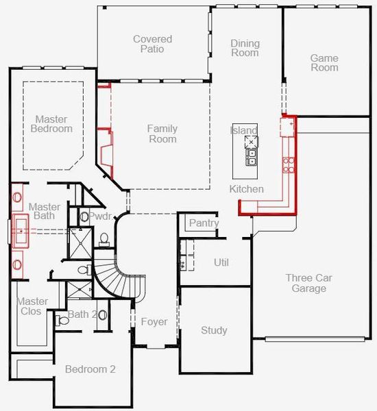 1st Floorplan - Representative Photo