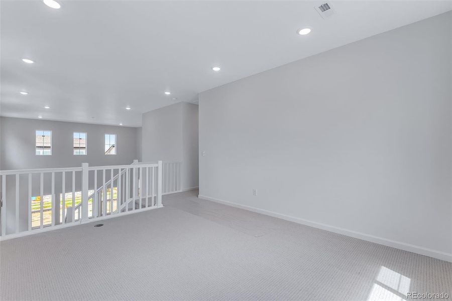 Spacious, unfurnished interior of a new home in Prelude at The Aurora Highlands, Aurora (Image 21). Spacious, unfurnished interior of a new home in Prelude at The Aurora Highlands, Aurora (Image 21).