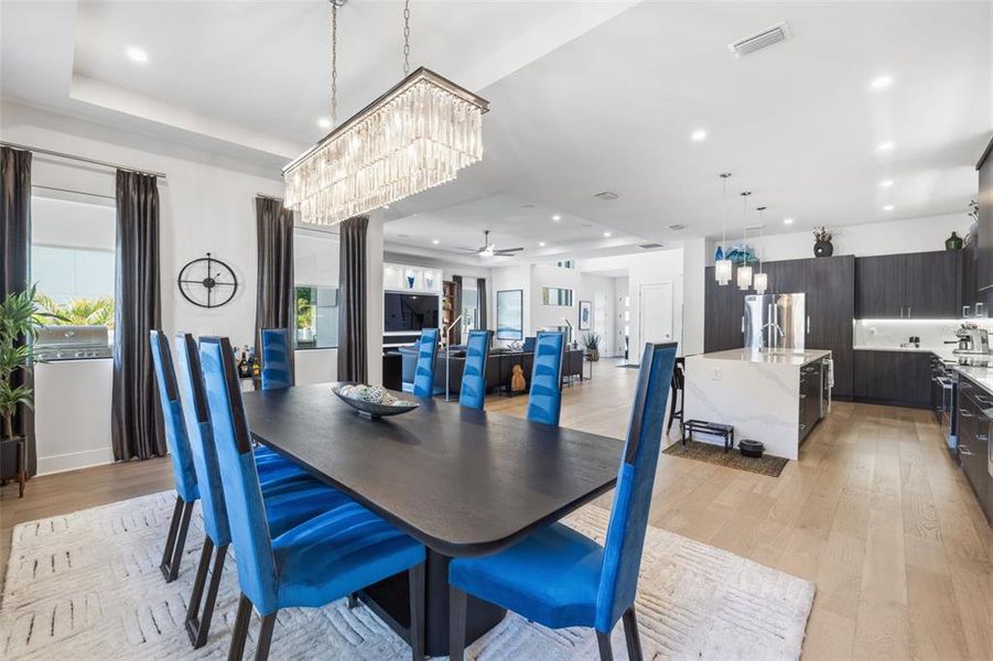 Furnished interior view inside a new home in , Tampa (Image 16).