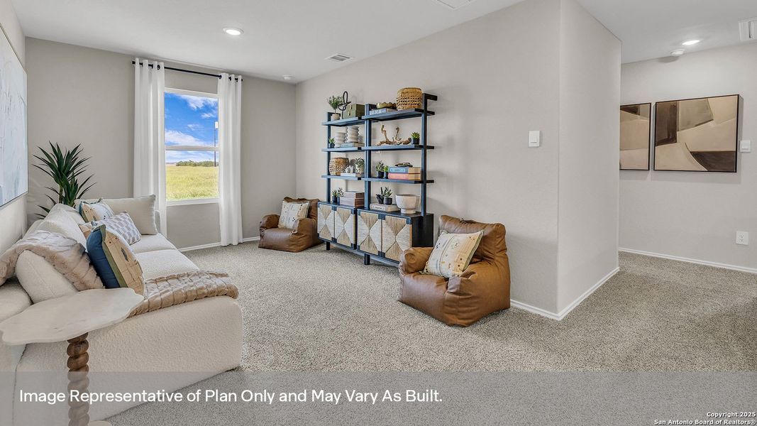 Furnished interior view inside a new home in Spring Valley, New Braunfels (Image 6).