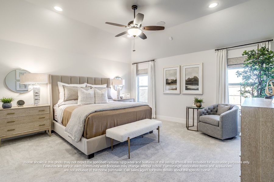 Furnished interior view inside a new home in Chapel Ridge, Waco (Image 9).