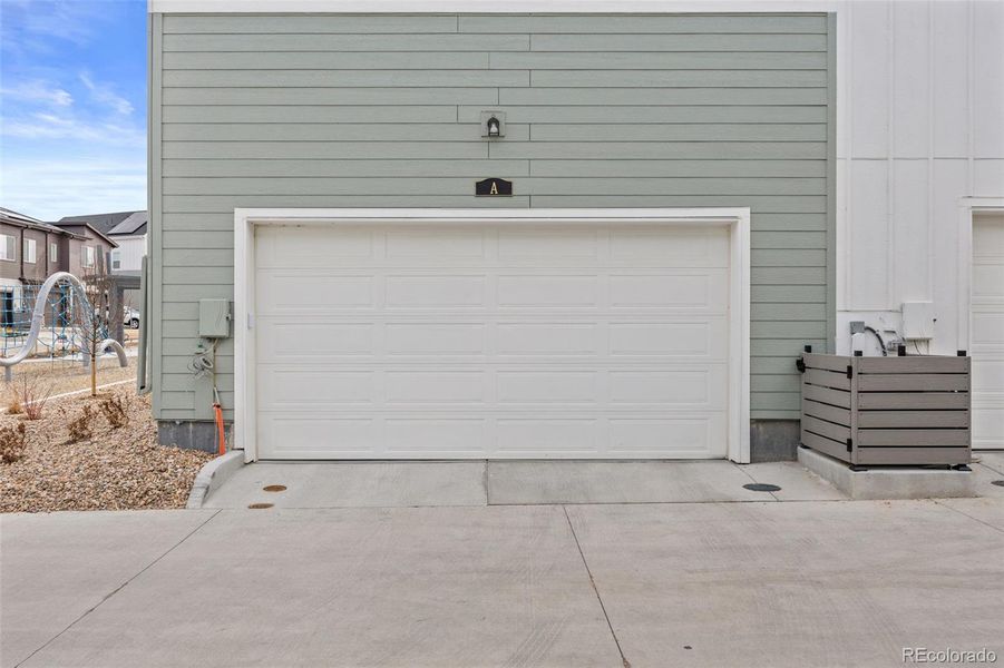Exterior details and patio area of a home in Whisper Village, Arvada (Image 22).