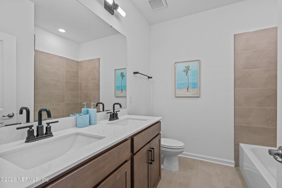 Furnished interior view inside a new home in , Palm Coast (Image 29).