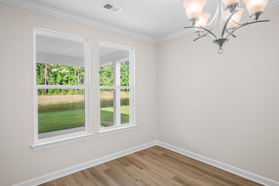 Spacious, unfurnished interior of a new home in Traditions at Carolina Forest, Myrtle Beach (Image 14). Spacious, unfurnished interior of a new home in Traditions at Carolina Forest, Myrtle Beach (Image 14).