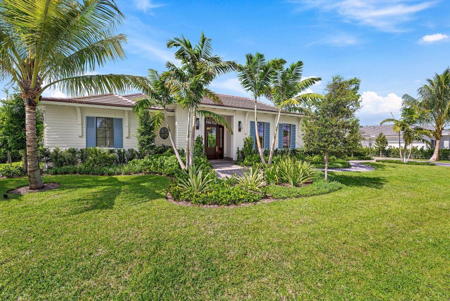 Front exterior of a new home in , Delray Beach, FL, highlighting curb appeal (Image 24).
