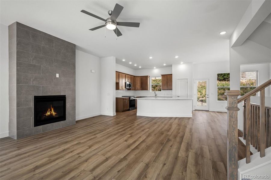 Spacious, unfurnished interior of a new home in Trailside at Cottonwood Creek, Colorado Springs (Image 23). Spacious, unfurnished interior of a new home in Trailside at Cottonwood Creek, Colorado Springs (Image 23).