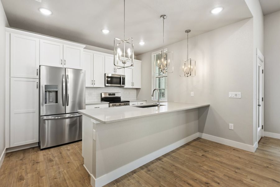 Representative furnished interior of a home built from the The Bierstadt by Landmark Homes in Northfield at Old Town, Fort Collins (Image 3).